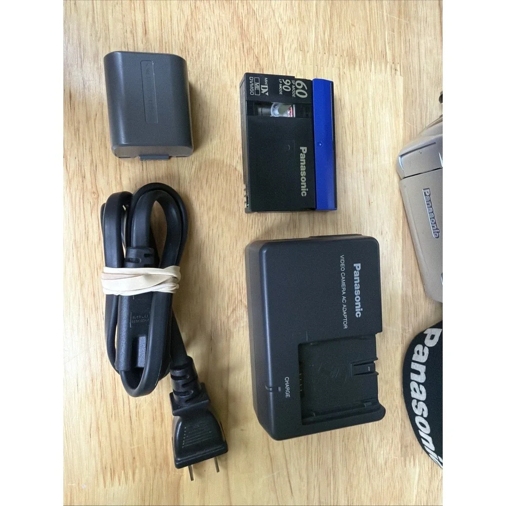 Panasonic PV-GS31 MiniDV Camcorder 26x Zoom Record & Playback Charger (TESTED)